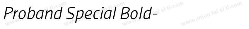 Proband Special Bold字体转换